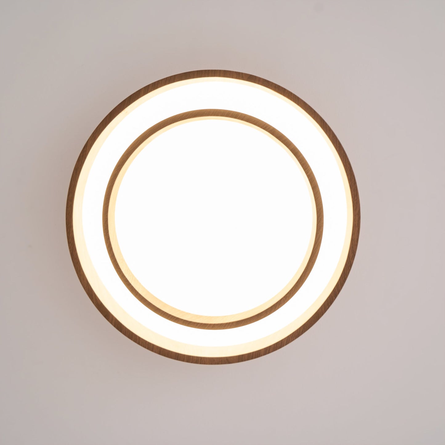 Vaako Ceiling Lamp Walnut Finish LED Ceiling