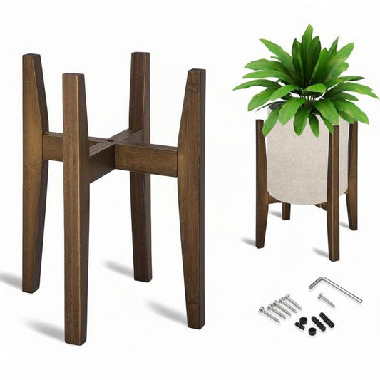 Plant Stand Adjustable Indoor Marble Top