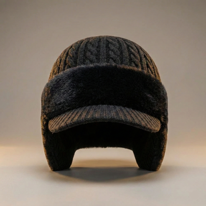 Winter Hat Ear Flap Trapper Knit Cap
