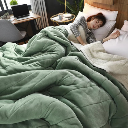 Blanket Flannel Throw Soft Warm Winter Sofa
