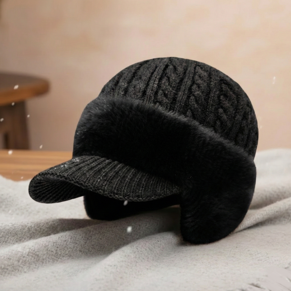Winter Hat Trapper Knit Cap Ear Flap