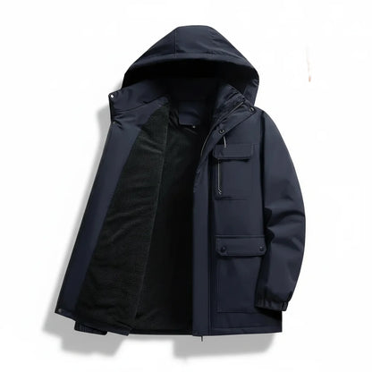 Mens Winter Jacket Slim Fit Waterproof