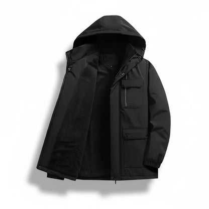 Mens Winter Jacket Slim Fit Waterproof