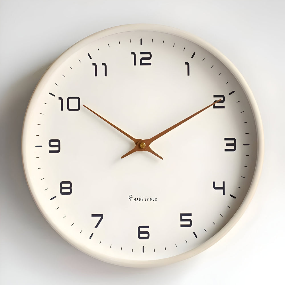 Wall Clock Silent Modern Round Decorative