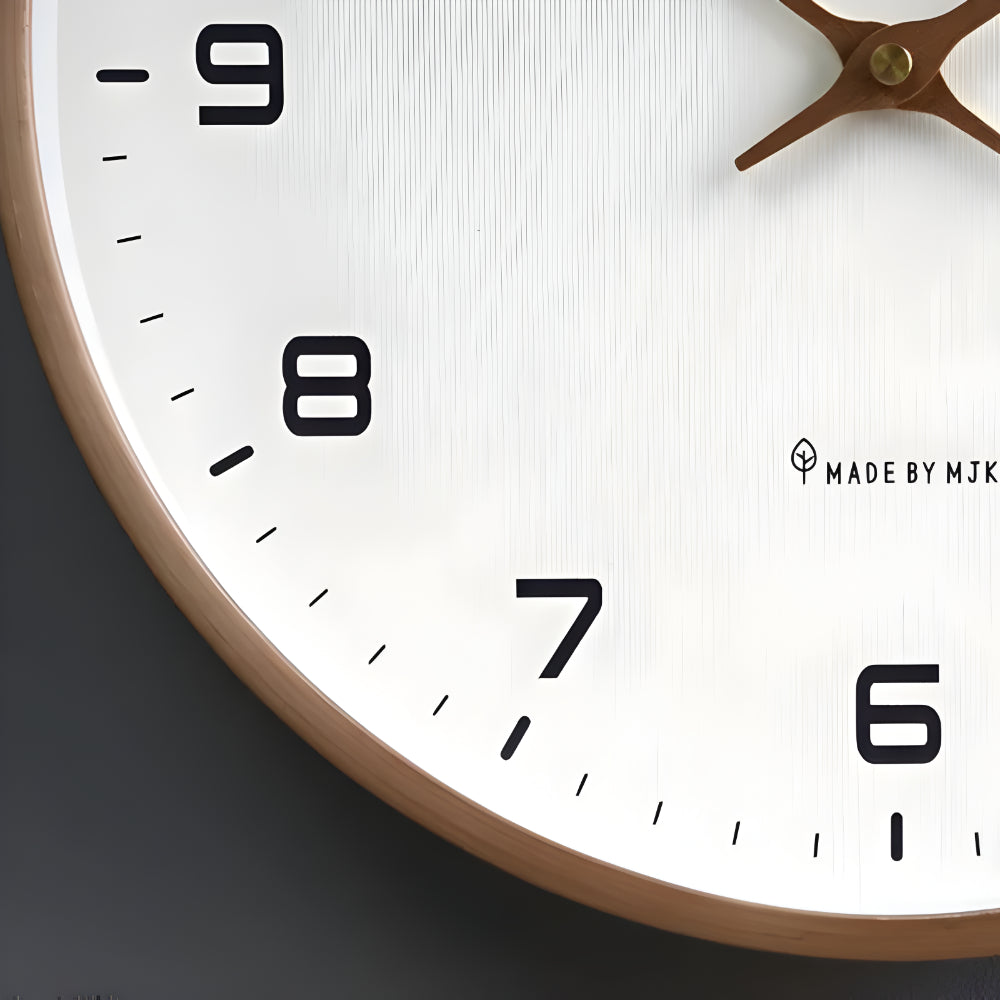 Wall Clock Silent Modern Round Decorative