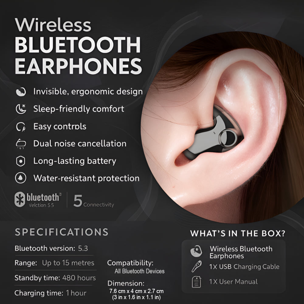 Headphones Wireless Bluetooth Earphones