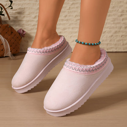 Women's Slippers Winter Flat Indoor Outdoor