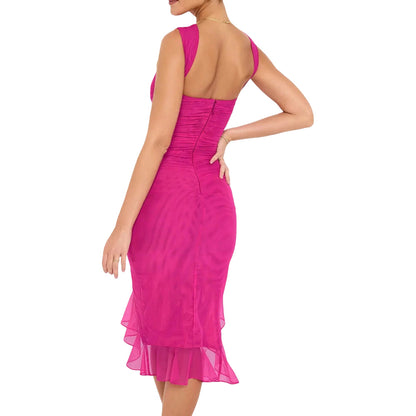 Women's Dresses Cocktail Dress Ruched Midi