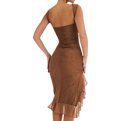 Women's Dresses Cocktail Dress Ruched Midi