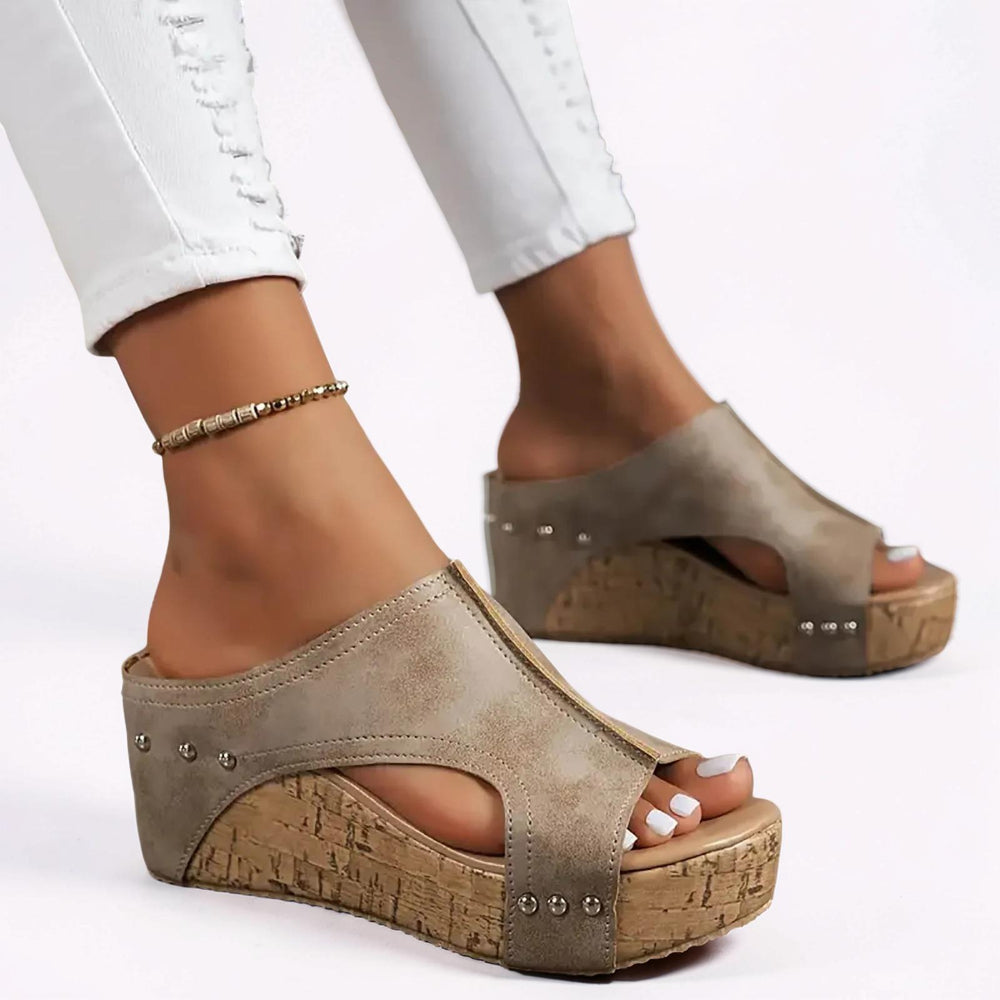 Women's Sandals Wedge Platform Slip On
