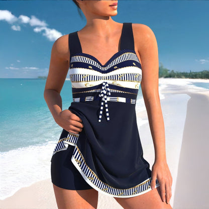 Women's Swim Dress One Piece Beach Swimsuit