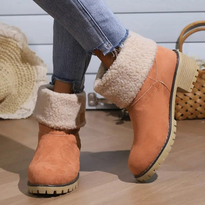 Women's Winter Boots Chunky Heel Boots