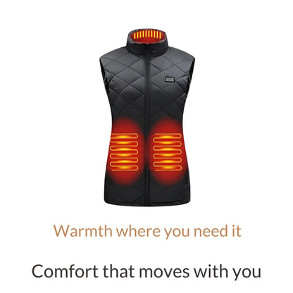 Women's Heated Vest Electric Heating Outdoor