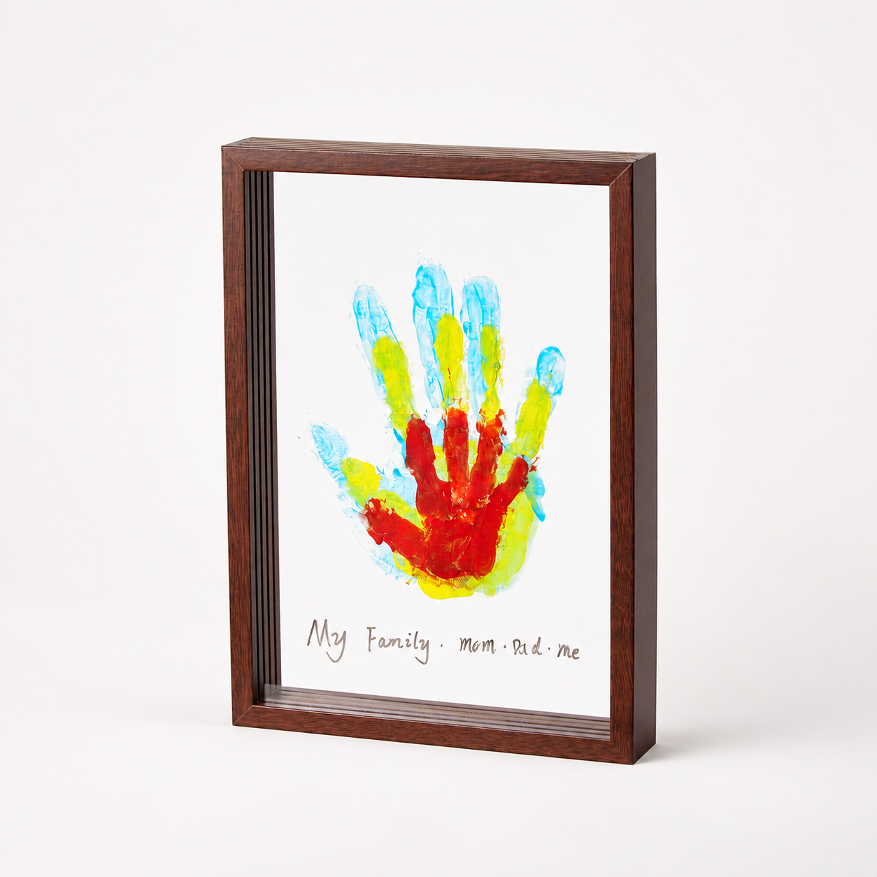 Wooden Frame Keepsake Family Handprint