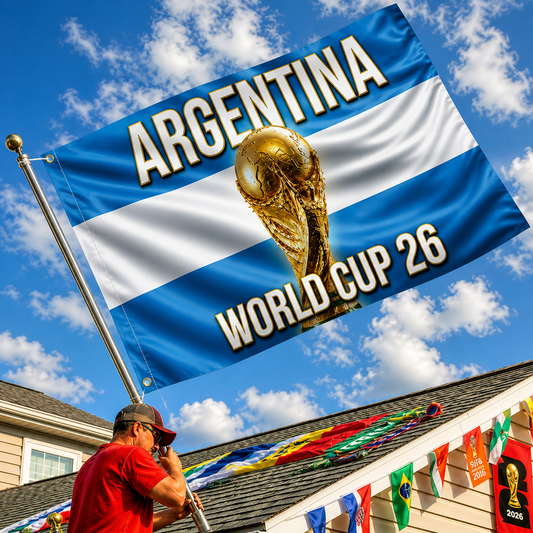 World Cup Argentina Flag Banner Outdoor