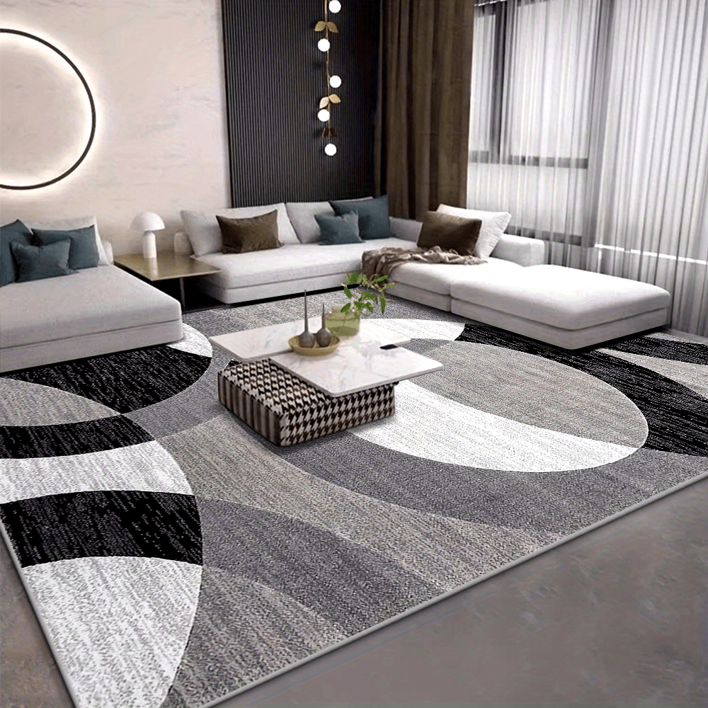 Orbit Weave Geometric Rug lifestyle 1