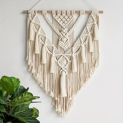 Bohemian Macrame Wall Hanging Handcrafted