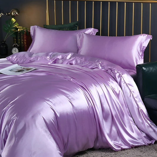 Antibacterial Silk Bedding Set Breathable