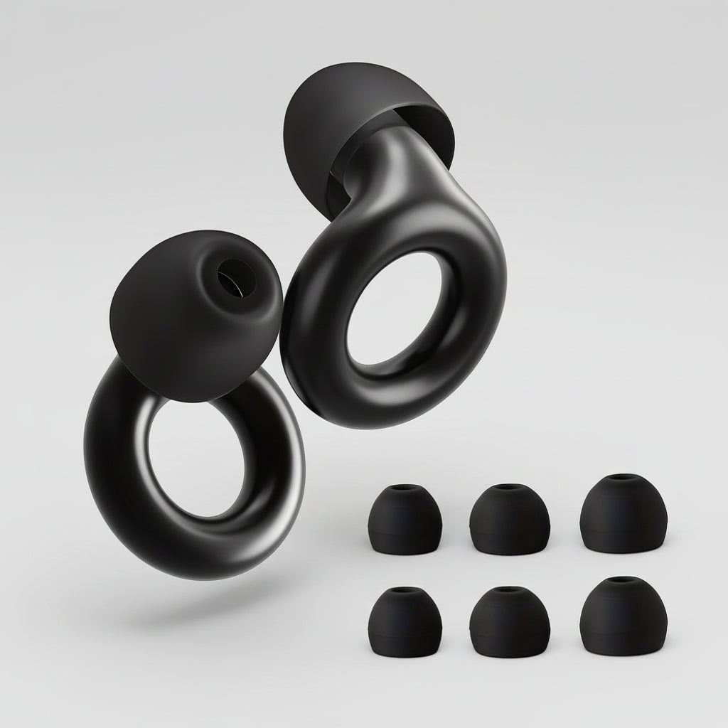 Ear Plugs Reusable Silicone Noise Cancelling