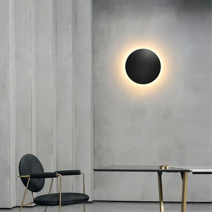 Minimalist Round LED Wall Light Modern