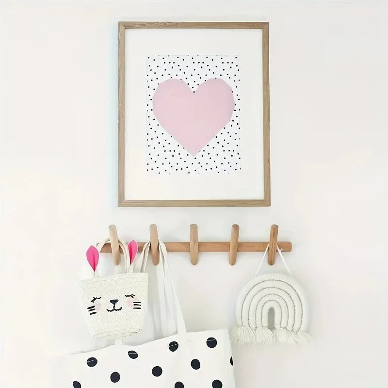 Maeve Wall Rack Solid Oak Organiser