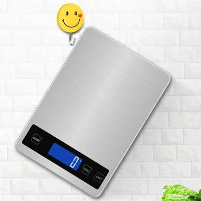 15KG Digital Kitchen Scale USB Rechargeable