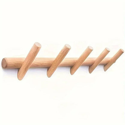 Maeve Wall Rack Solid Oak Organiser