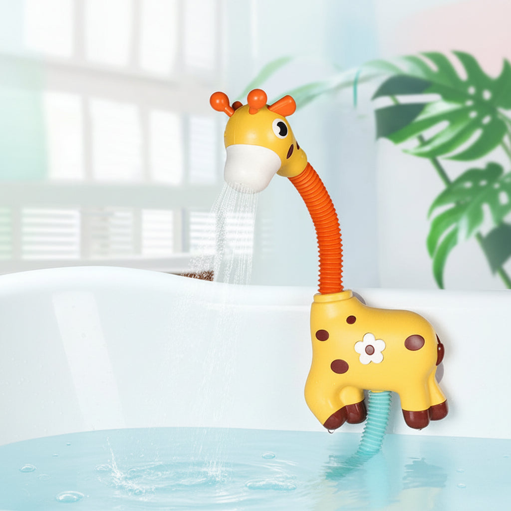 Bath Toy Water Spraying Giraffe Interactive