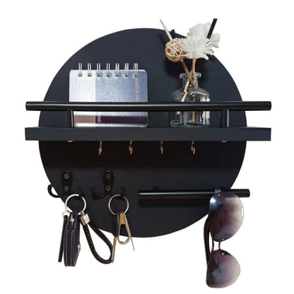 Round Wooden Key Holder Stylish & Eco