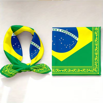 Brazil Flag World Cup Head Scarf Bandana