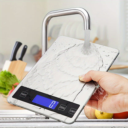 15KG Digital Kitchen Scale USB Rechargeable