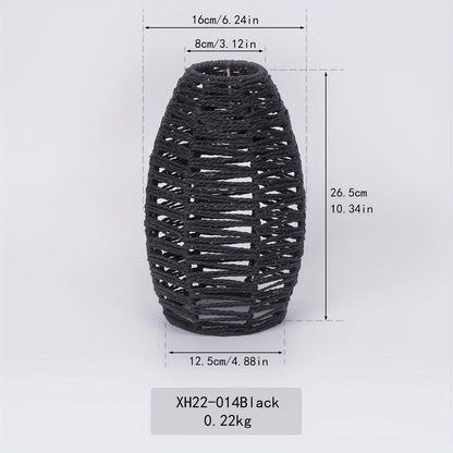 Modern Handwoven Rope Pendant Shade Natural