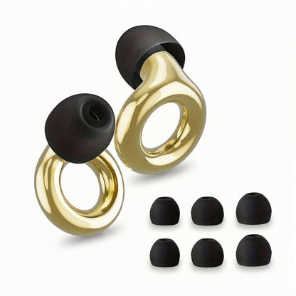 Ear Plugs Reusable Silicone Noise Cancelling