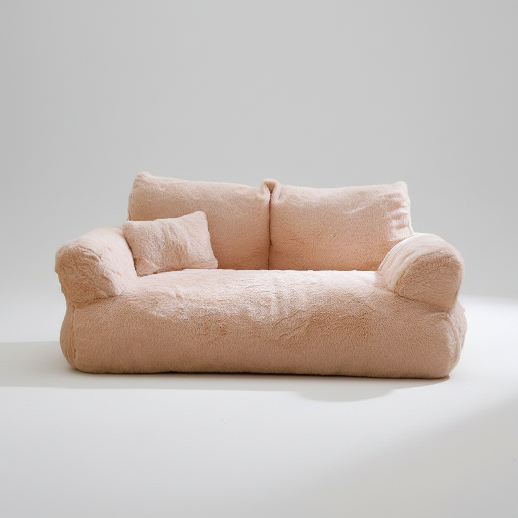 Calming Pet Sofa Soft Relax Zipper Design