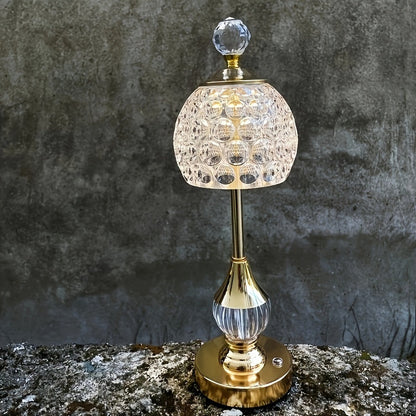 Crystal Touch Table Lamp Rechargeable LED