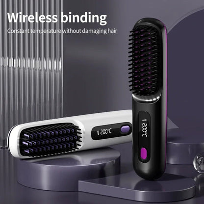 Ceramic Cordless Portable Hair Straightener