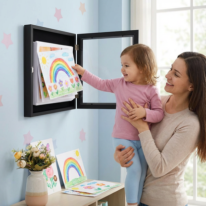 Children's Art Frame Display Wall Mounted