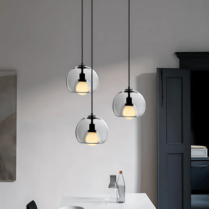 Clyde Glass Pendant Light Modern Handblown