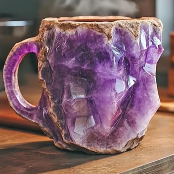 Coffee Mug Geode Style Novelty Tea Cup