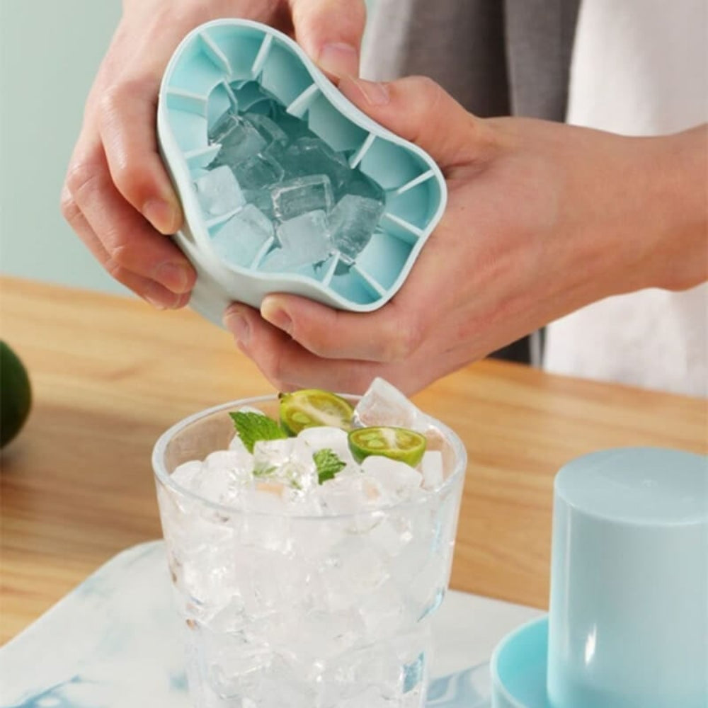 Cooling Portable Ice Maker Silicone Tray Cup