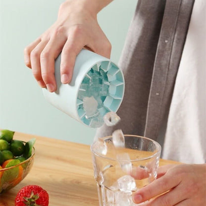 Cooling Portable Ice Maker Silicone Tray Cup