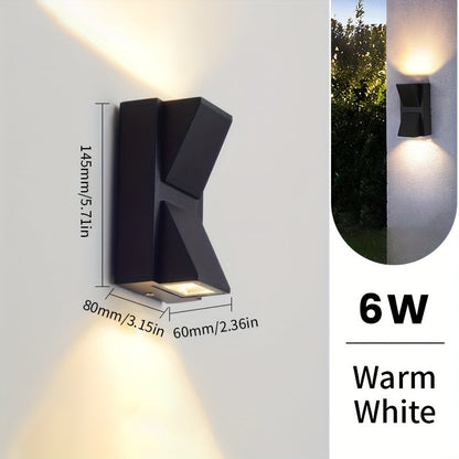Modern LED Outdoor Wall Light 3W 6W
