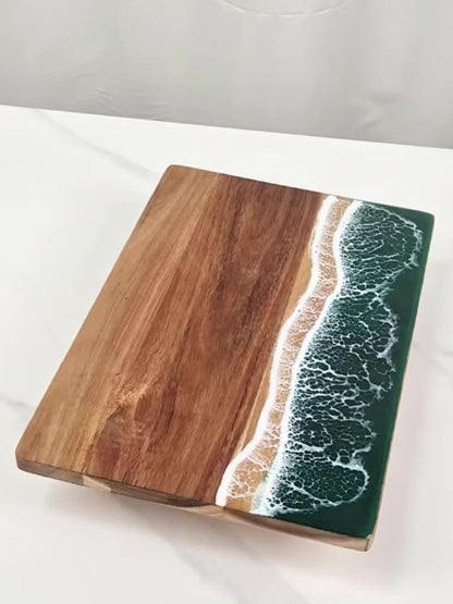 Wave Resin Cutting Board Ocean Inspired