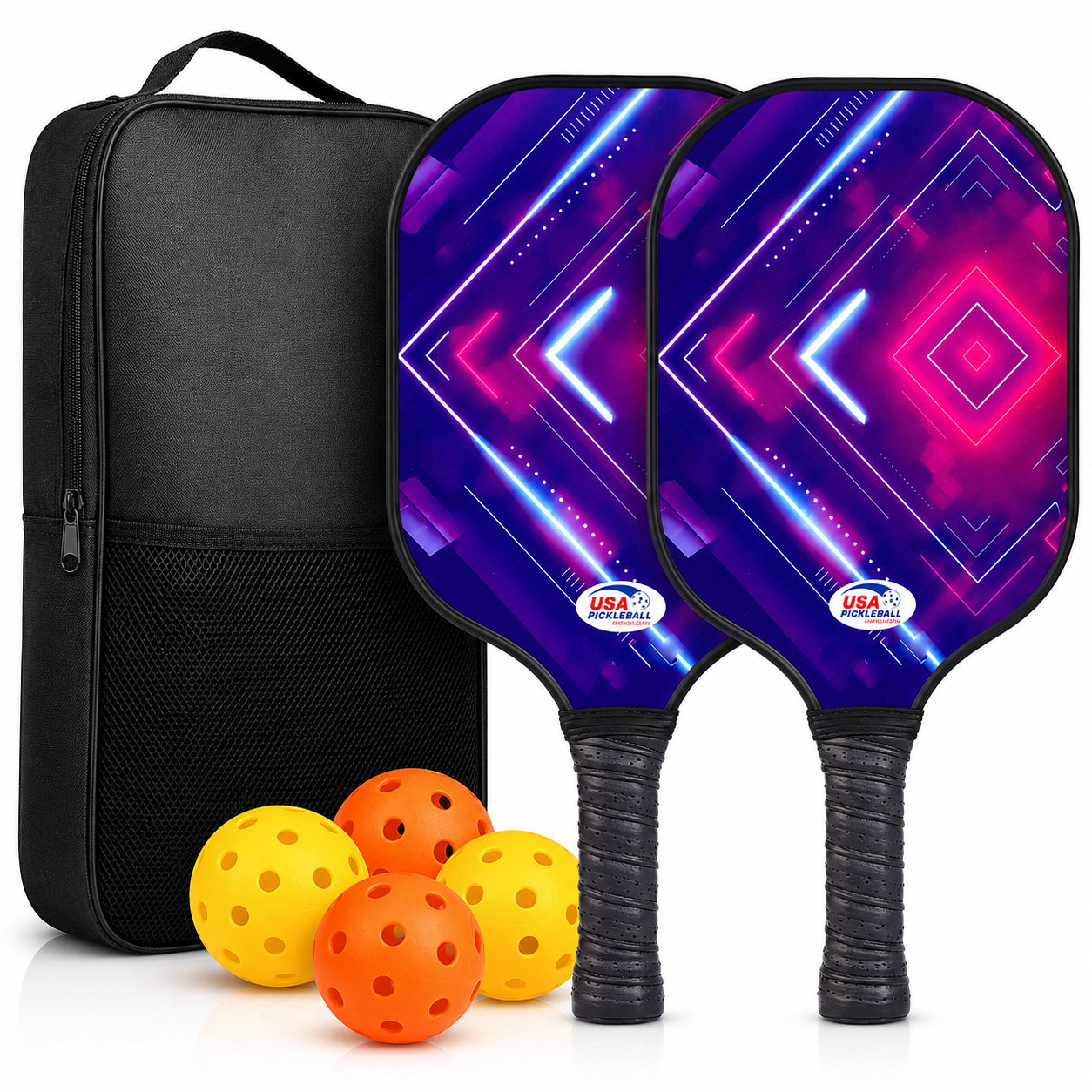 Pickleball Paddle Set Lightweight Graphite