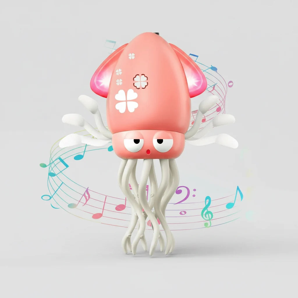 Dancing Octopus Toy Lights Music Interactive