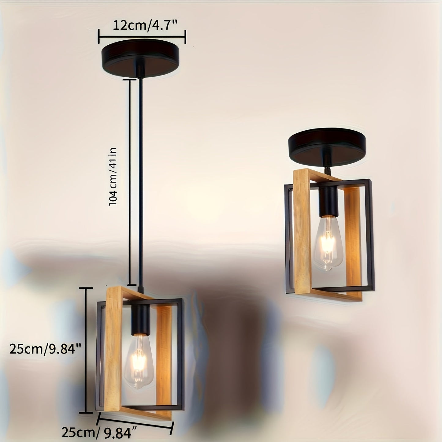 Industrial Pendant Ceiling Light Modern