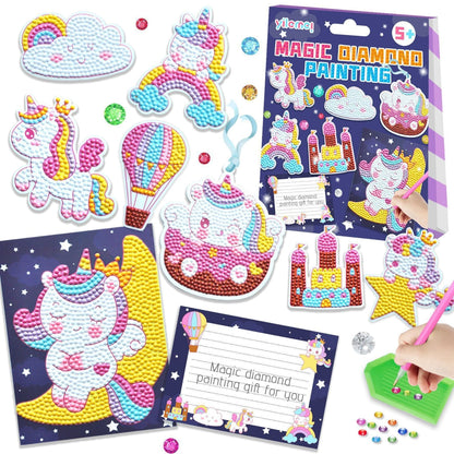 Diamond Painting Kit Unicorn Dino Wall Art