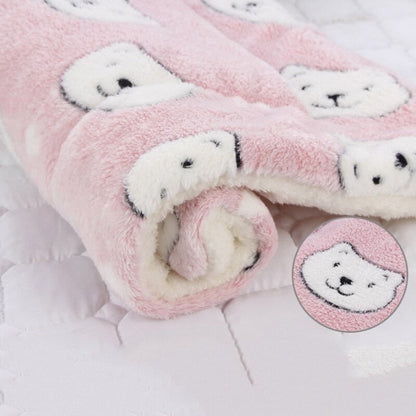 Dog Blanket Soft Plush Cozy Pet Throw