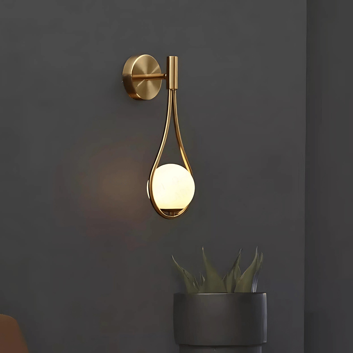 Droplet Wall Light Modern Teardrop Wall Lamp