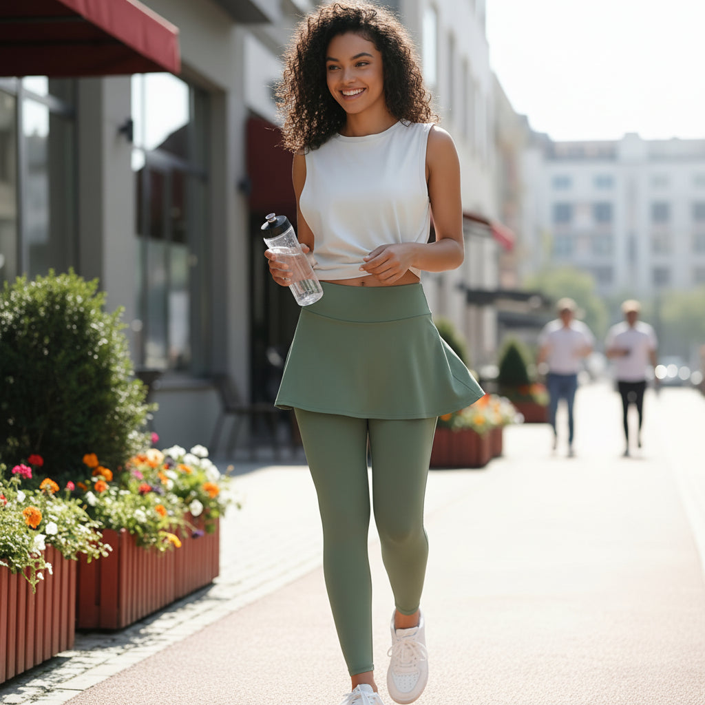 High Waist Pickleball Flared Yoga Pants